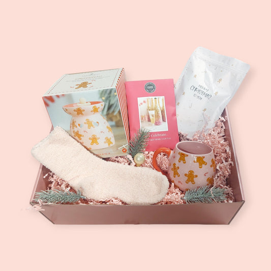 kerst cadeaubox, kerstpakket. Een leuk cadeaupakket voor kerst