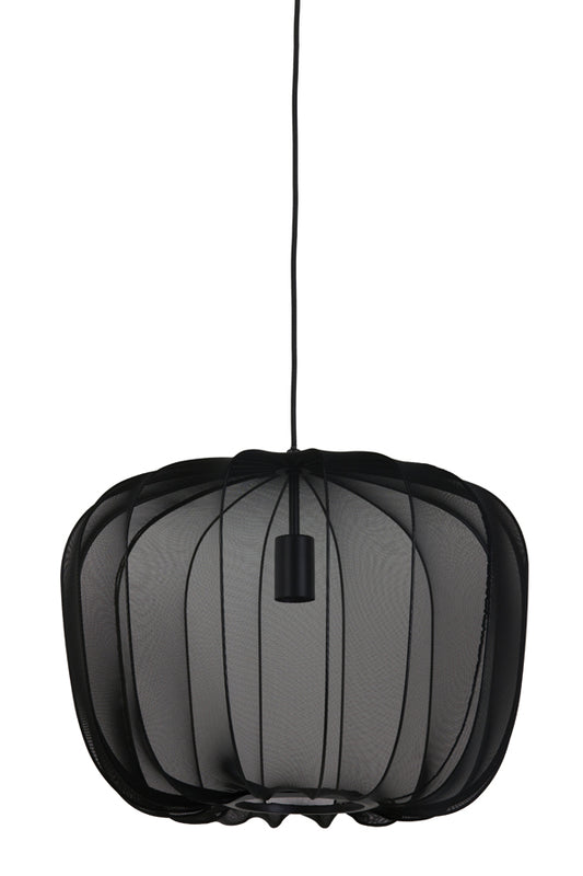 Stijlvolle Hanglamp PLUMERIA Zwart 50x37,5 cm - Voeg gezelligheid toe aan elke ruimte met deze elegante hanglamp.