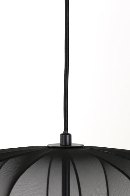Stijlvolle Hanglamp PLUMERIA Zwart 50x37,5 cm - Voeg gezelligheid toe aan elke ruimte met deze elegante hanglamp.