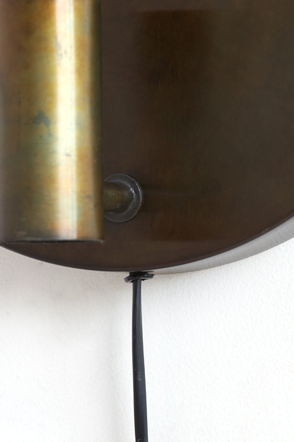 Elegante Wandlamp DISC Goud-Grijs 30 cm - Light & Living, een prachtige toevoeging aan je interieur.