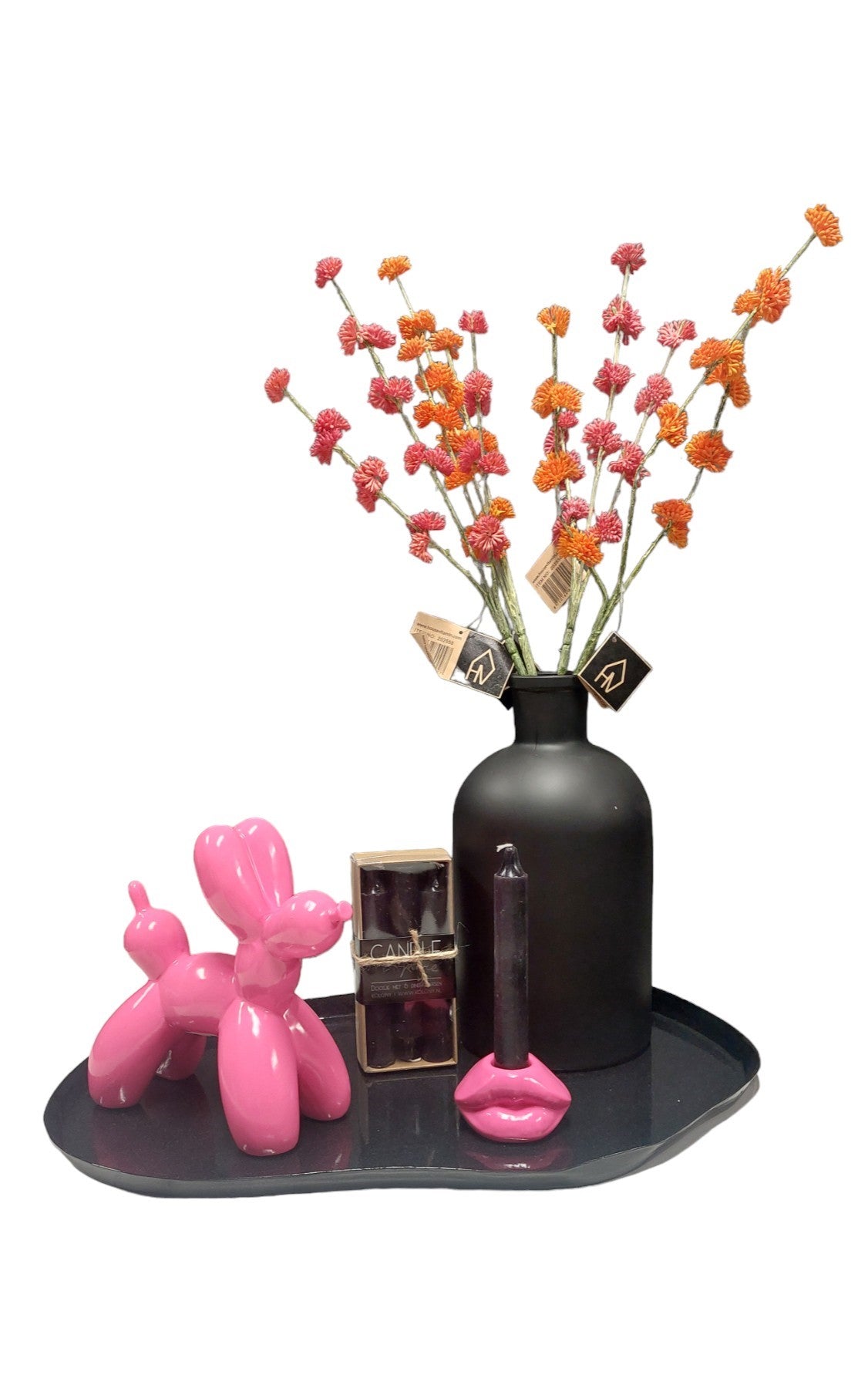 Complete woonaccessoires set Balloon dog Pink | Woongeluk4you