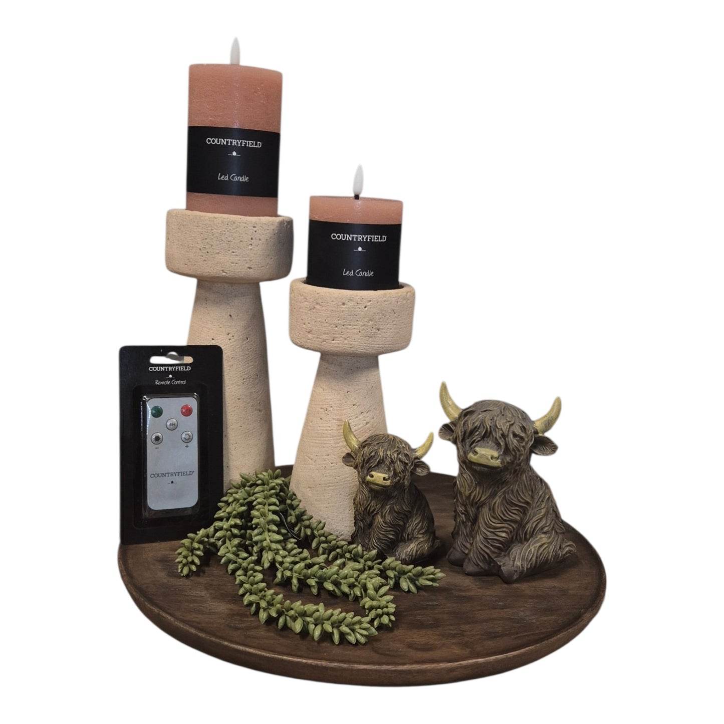 Complete woondecoratie set luxe schotse hooglander
