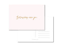 Wenskaart roze Beterschap voor jou | Stationary & Gift