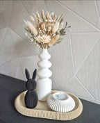3d geprint japandi tray wit in sfeerbeeld