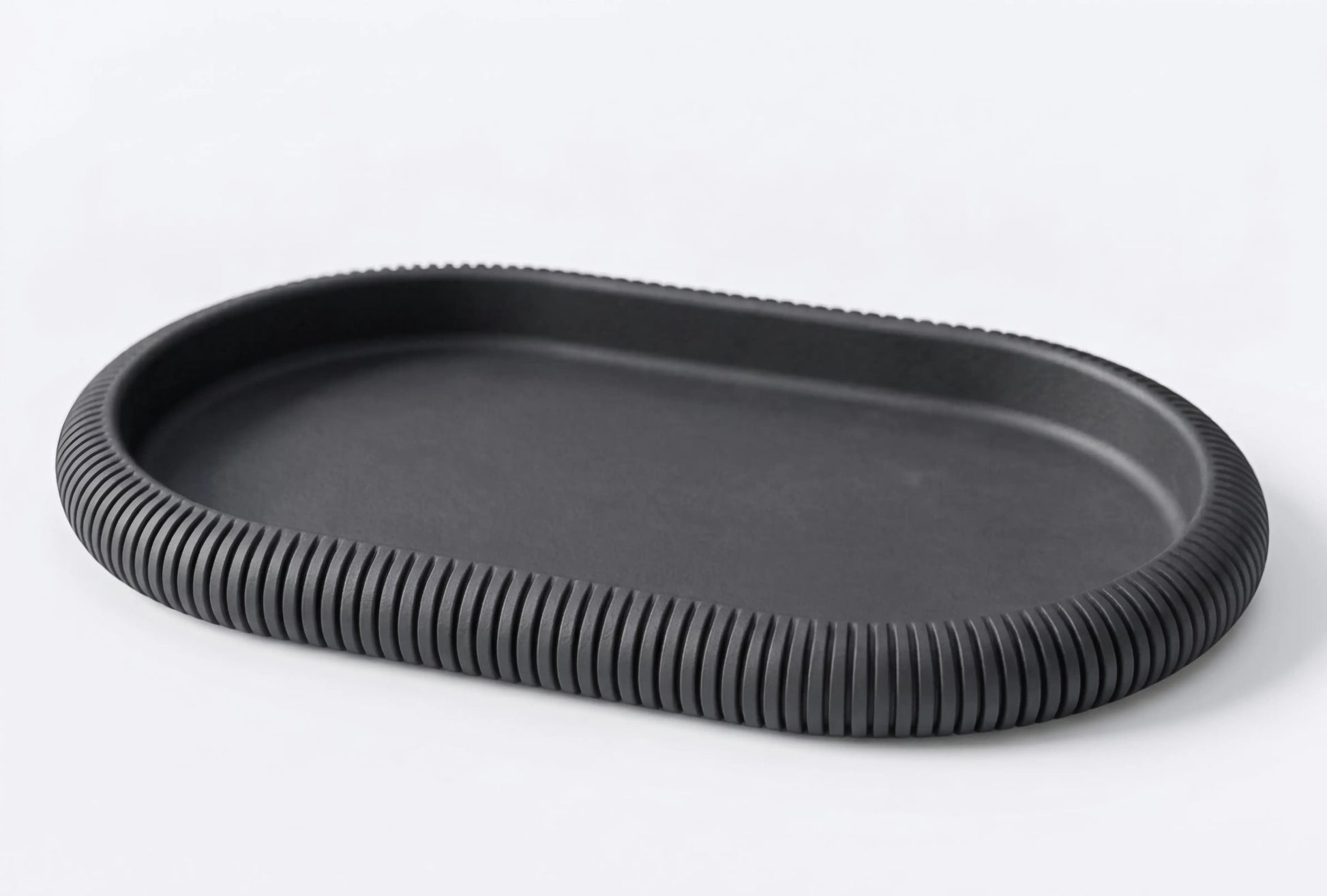 3d geprint japandi tray zwart