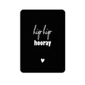 Kaart hip hip hooray | Labelgeluk