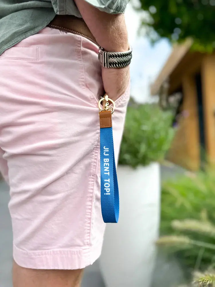 Keycord man jij bent top donkerblauw