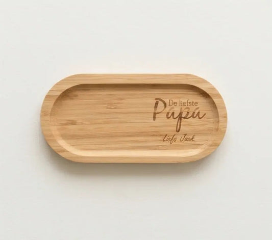 Koffie en thee plankje voor de liefste papa