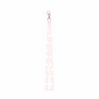 Lanyard roze met hartjes