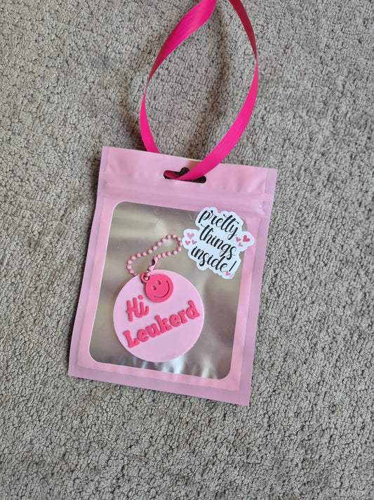 Sleutelhanger Hi Leukerd kralensluiting – gepersonaliseerd