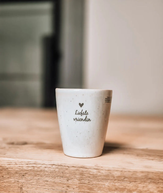 Gepersonaliseerde mok met tekst Liefste vriendin als cadeau voor beste vriendin