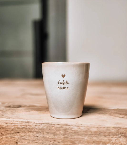 Mok liefste mama gepersonaliseerd cadeau keramiek moederdag