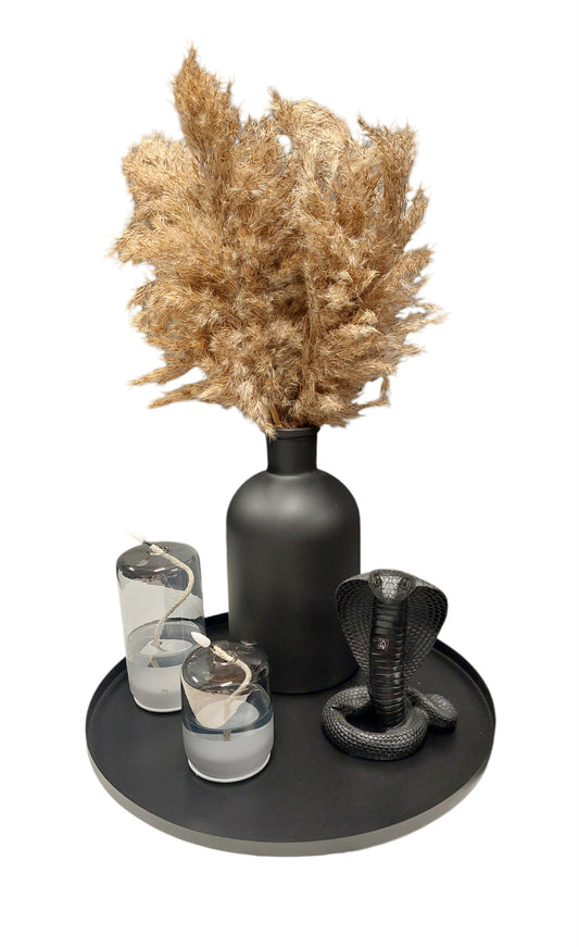 Complete Woonaccessoires set black snake | Woongeluk4you