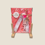 Keycord roze met hartjes cadeautje