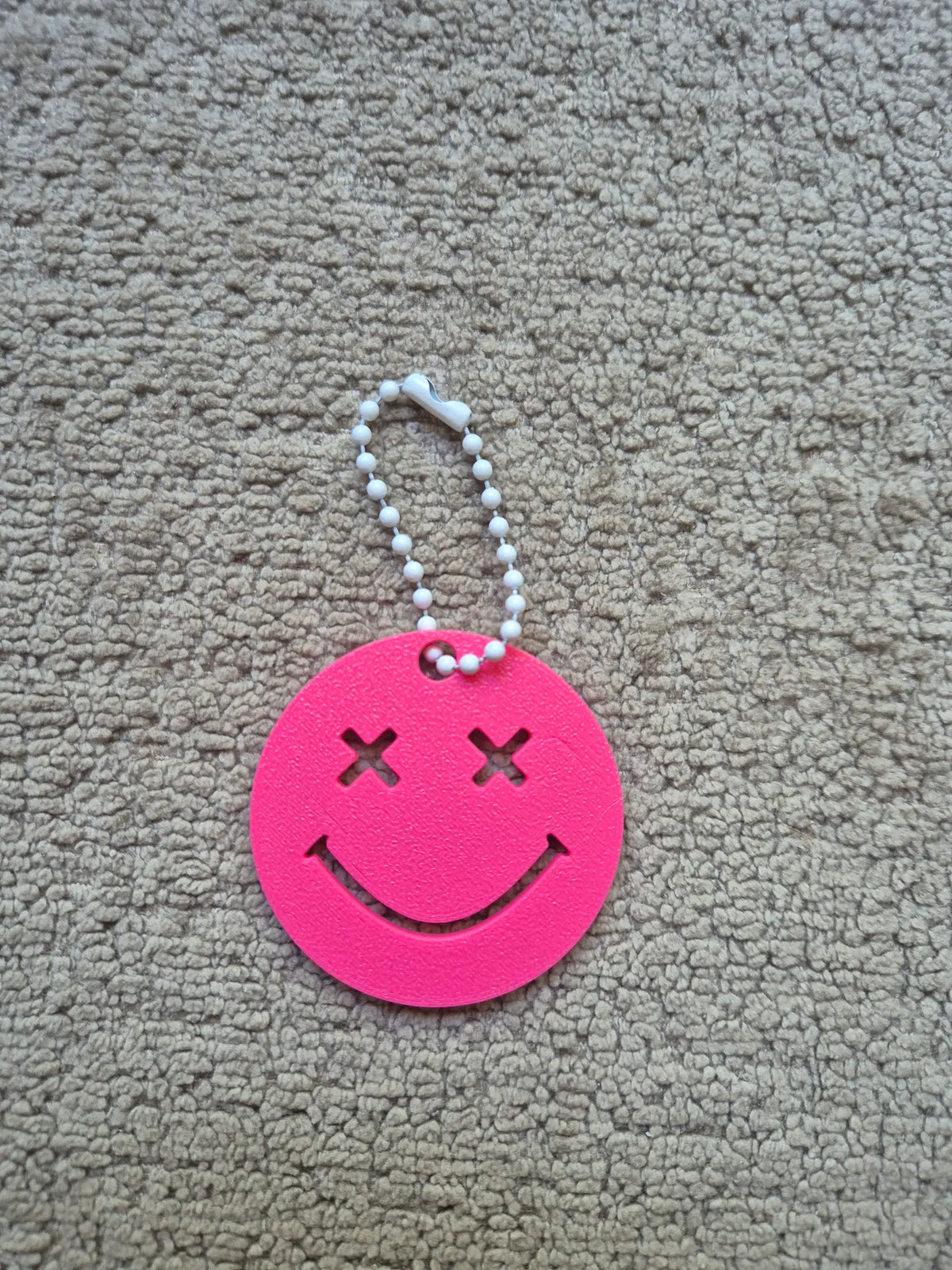 Smiley X sleutelhanger