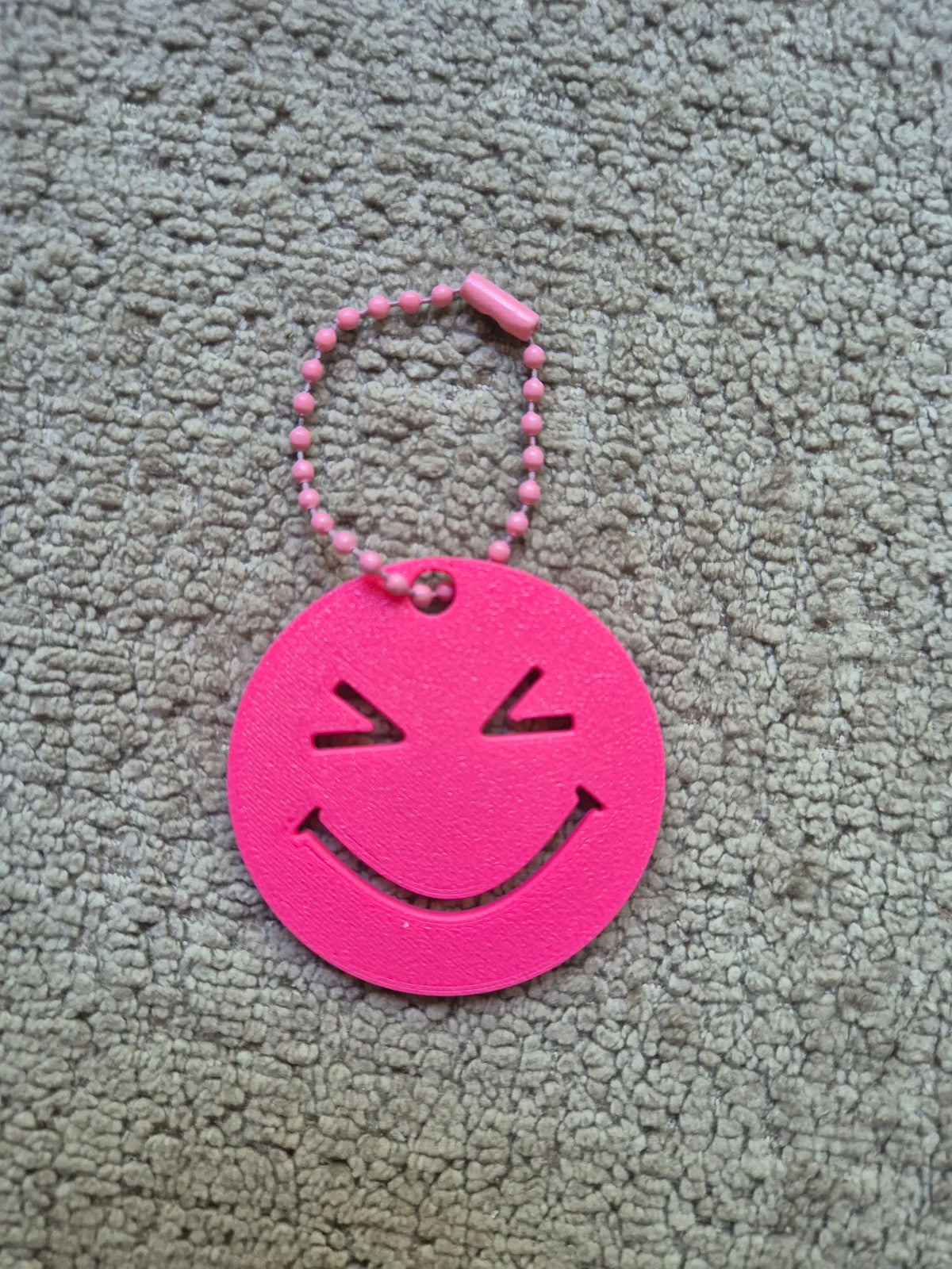 Smiley sleutelhanger fun