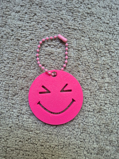 Smiley sleutelhanger fun