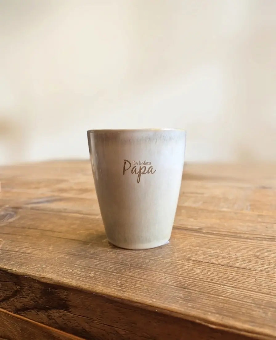 Mok gegraveerd met de tekst de liefste papa