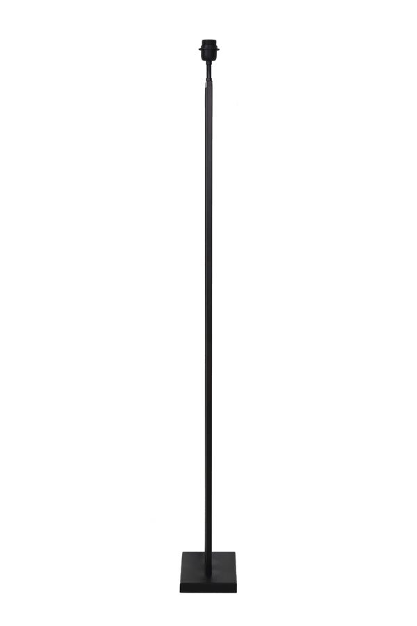 Stijlvolle Vloerlamp SHIVA Mat Zwart 30x15x141 cm - Voeg elegantie en stijl toe aan je interieur met de SHIVA vloerlamp van Light & Living.