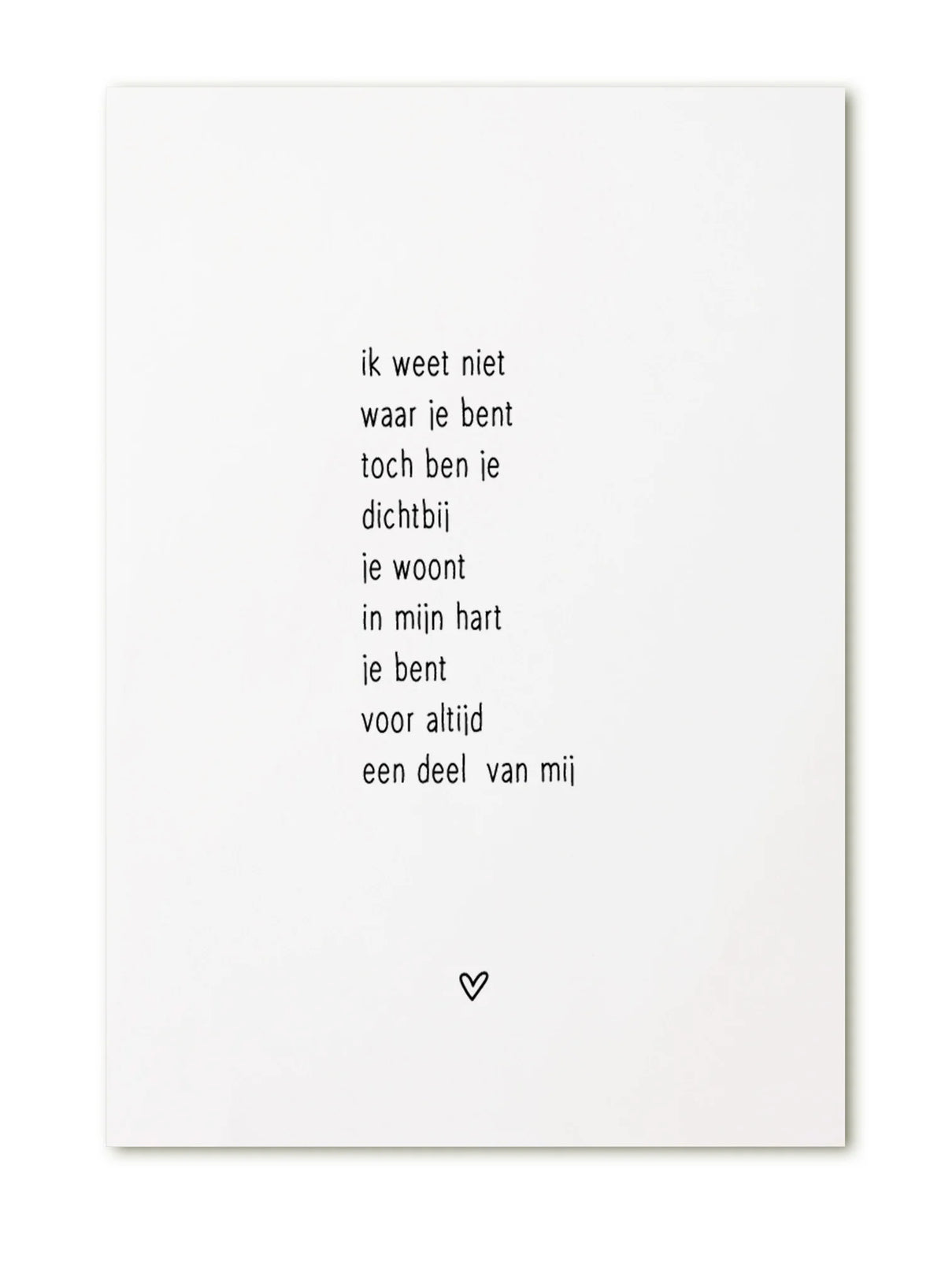 Kaart verdriet | Zoedt - woongeluk4you