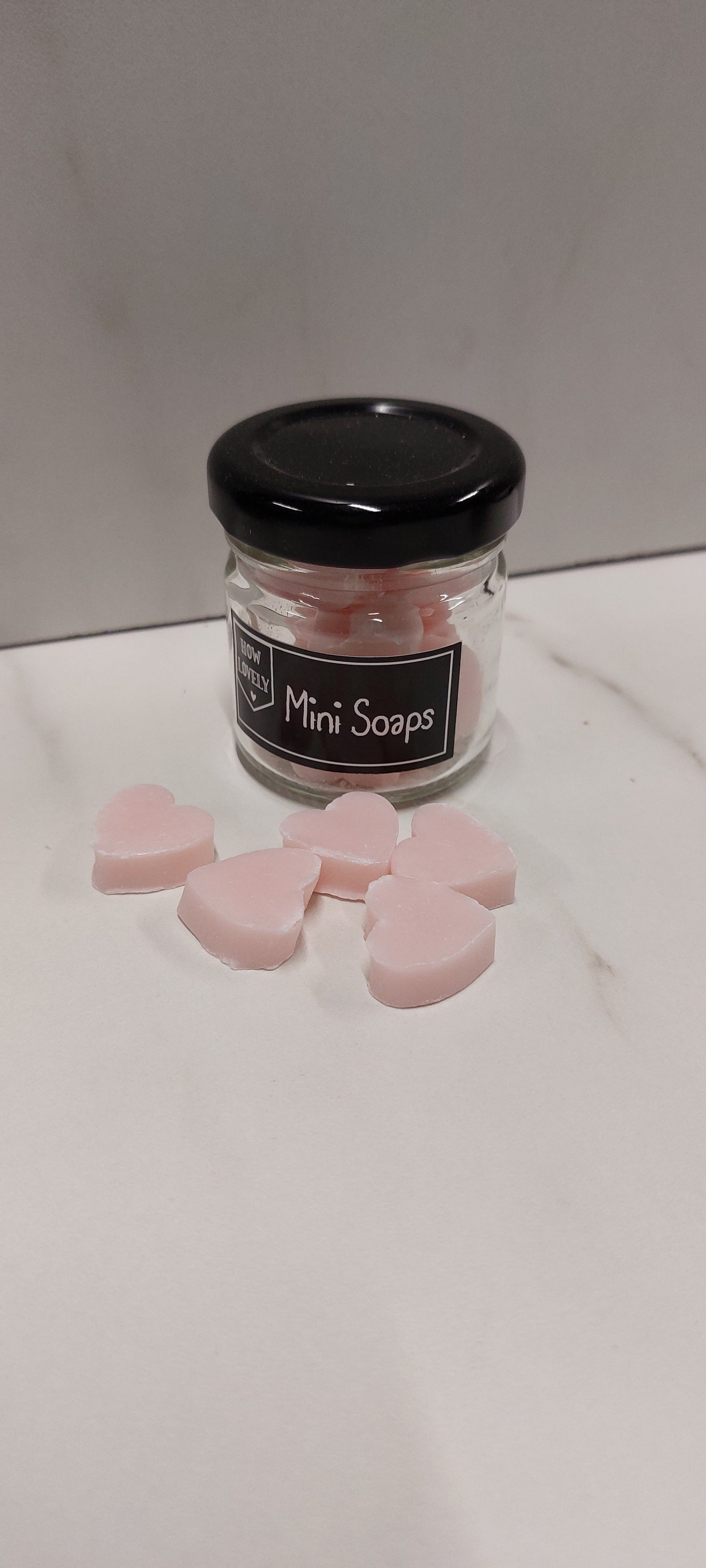 Mini Soap hartjes Roze | Lovely
