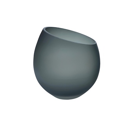 Moho Satin grey S Waxinelicht| Vase the World - woongeluk4you
