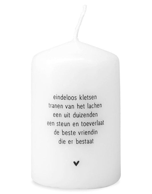 Kaarsje beste vriendin | Zoedt - woongeluk4you